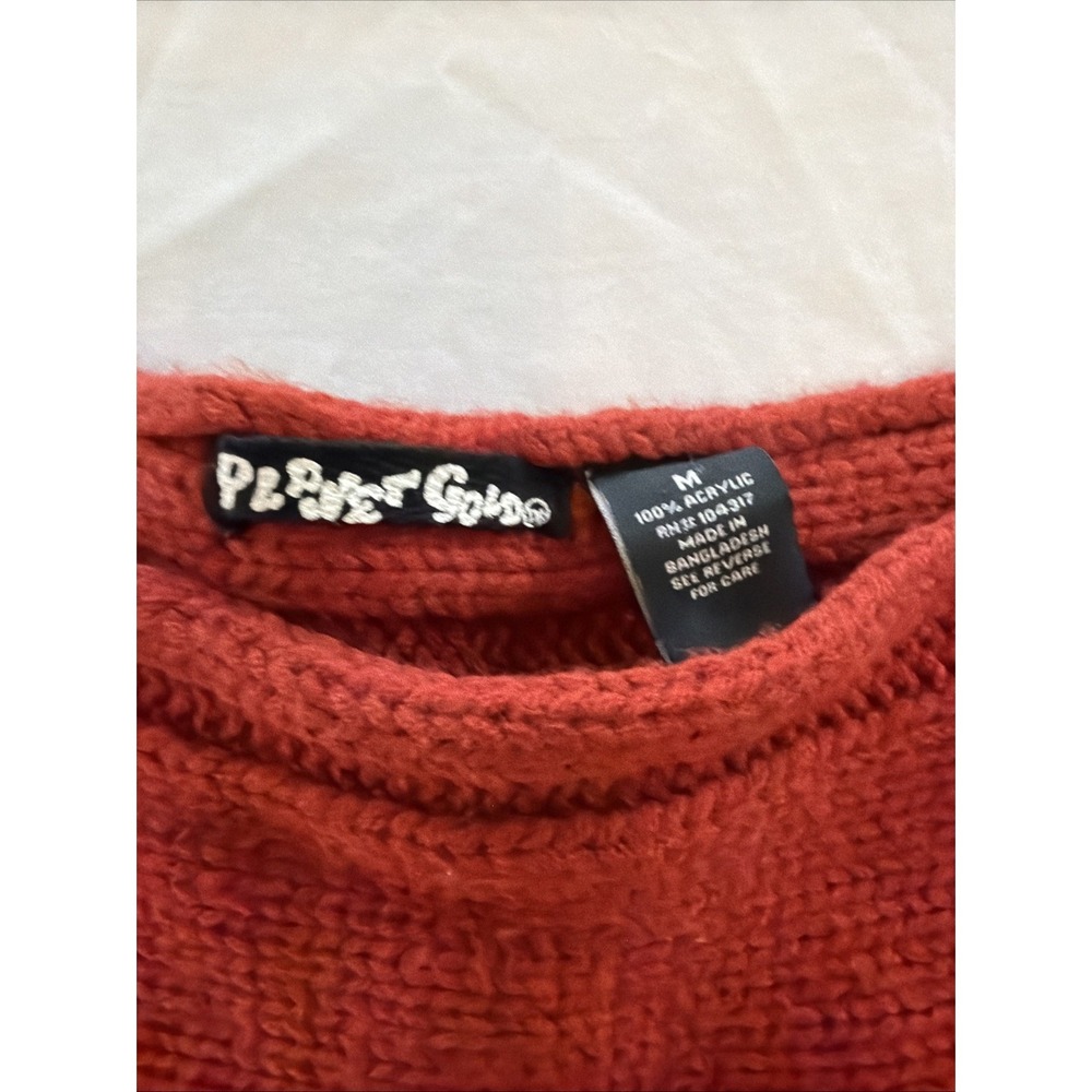 Planet Gold Chunky Red Sweater Dress Size Medium - Picture 5 of 5